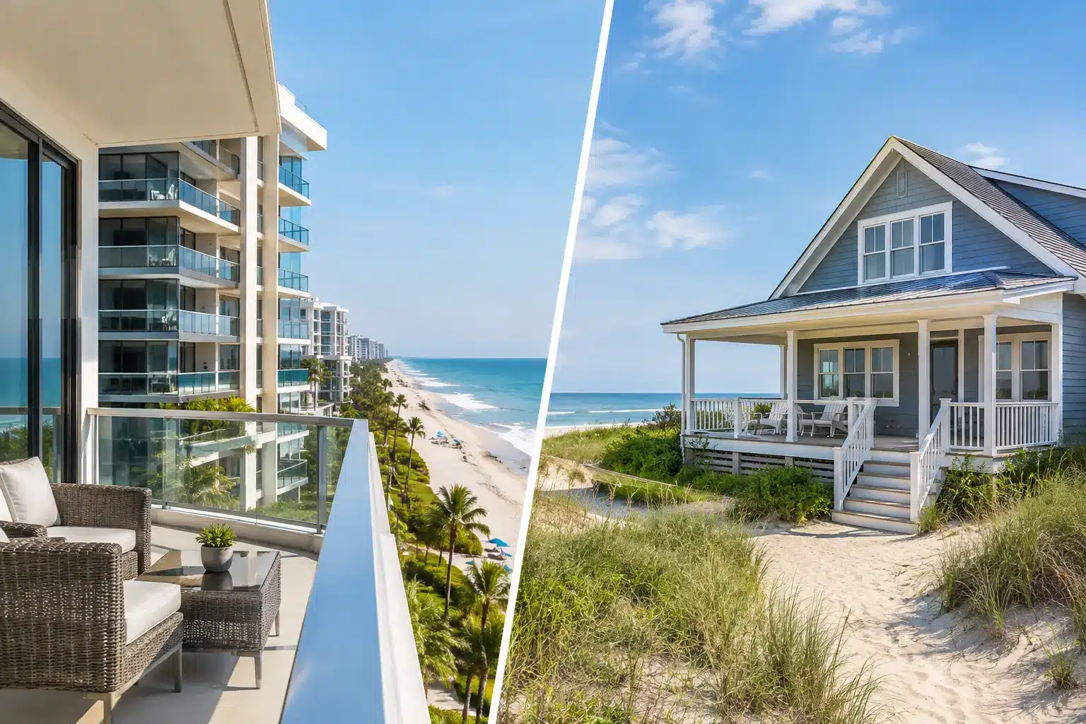 Beachfront Condo Versus Beach House for Your Trip