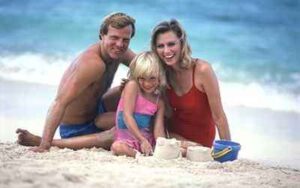 Family on Beach