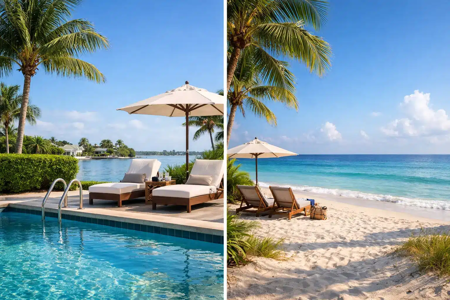 Private Pool Versus Beach Access for Florida