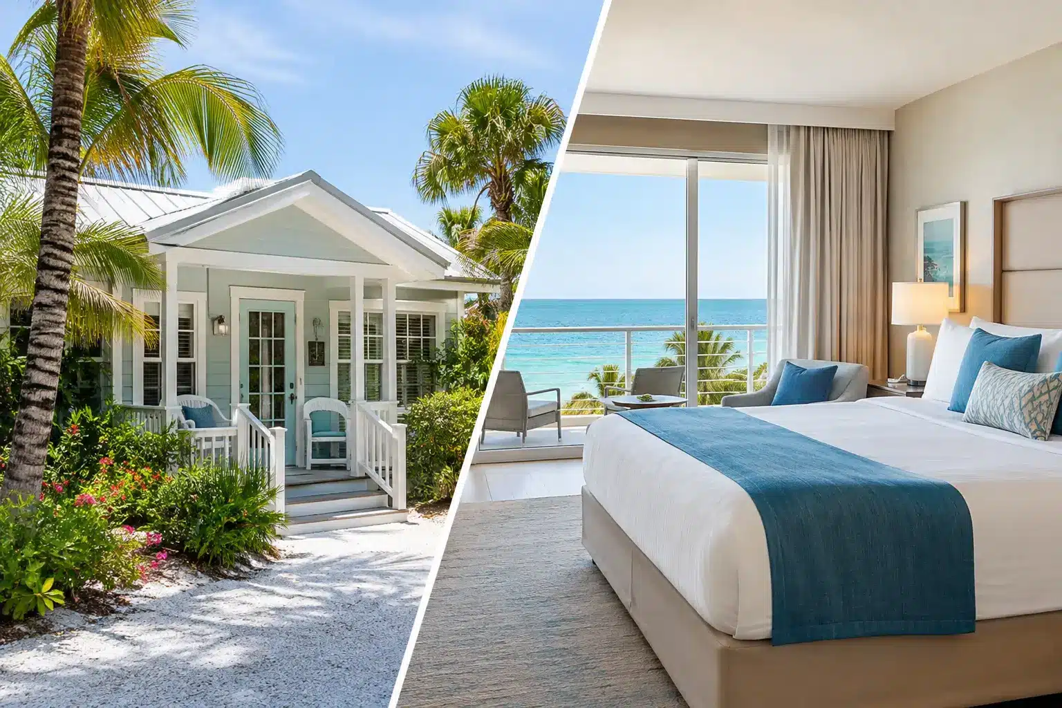 Sarasota Cottages Versus Resort Rooms Compared